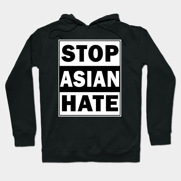 Stop Asian Hate Hoodie by valentinahramov